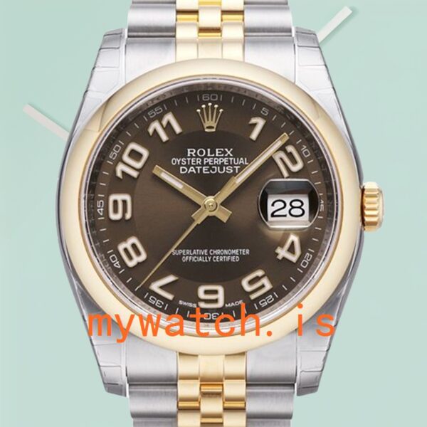 Rolex Datejust 116203BRAJ Mens 36mm Automatic: Genuine vs. Replica Analysis