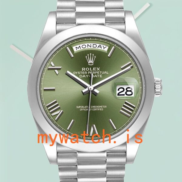 Rolex Day-Date Men's m228206-0027 40mm Silver-tone Stainless Steel: A Timeless Masterpiece
