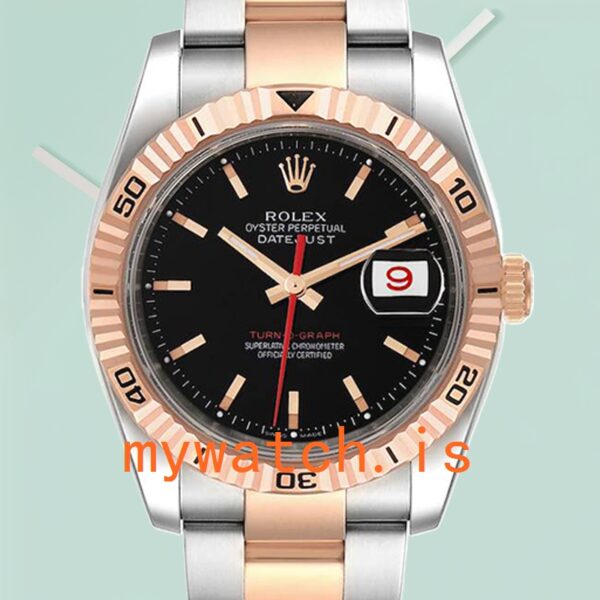 Rolex Datejust Turn-o-graph 36mm 116261 Men's Silver-tone: A Timeless Masterpiece